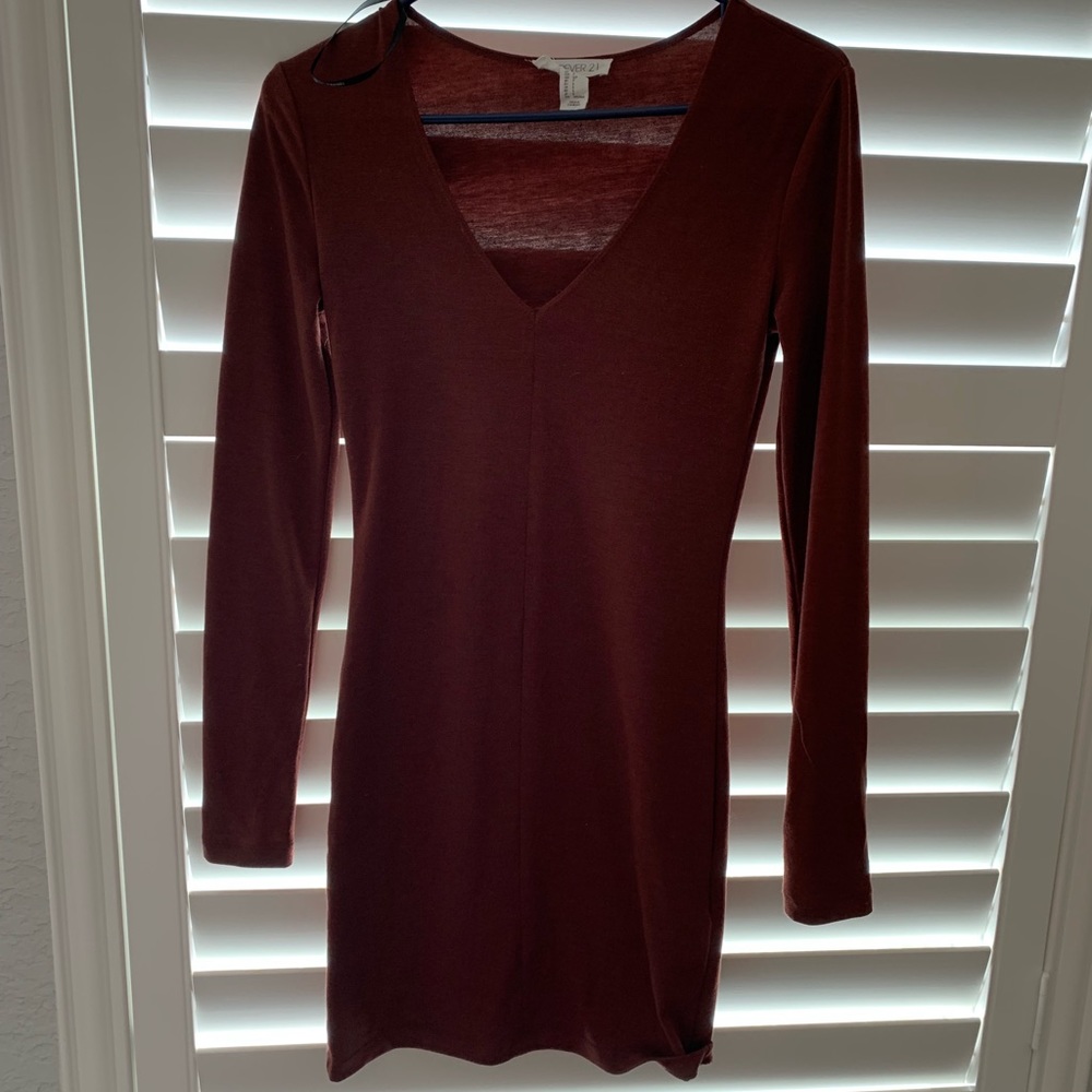 Stretch, long sleeve dress
